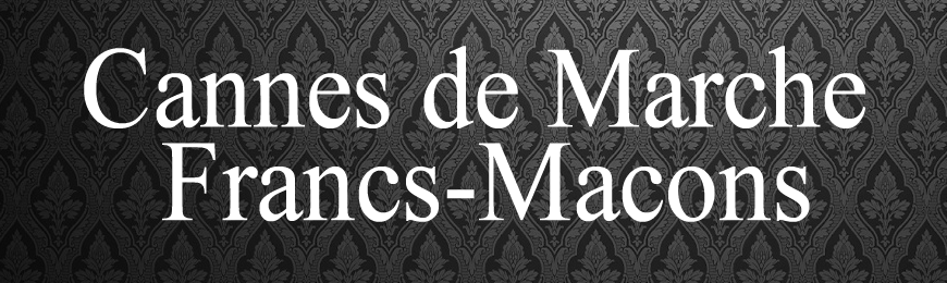 CANNE DE MARCHE FRANCS-MACONS